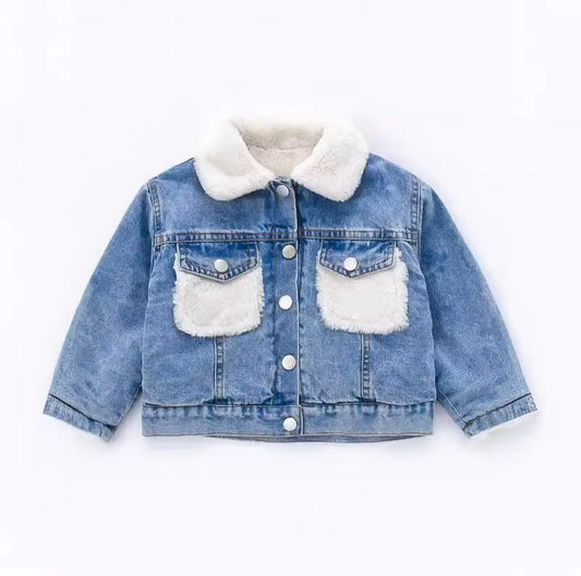 Girls Sherpa Trucker Jacket