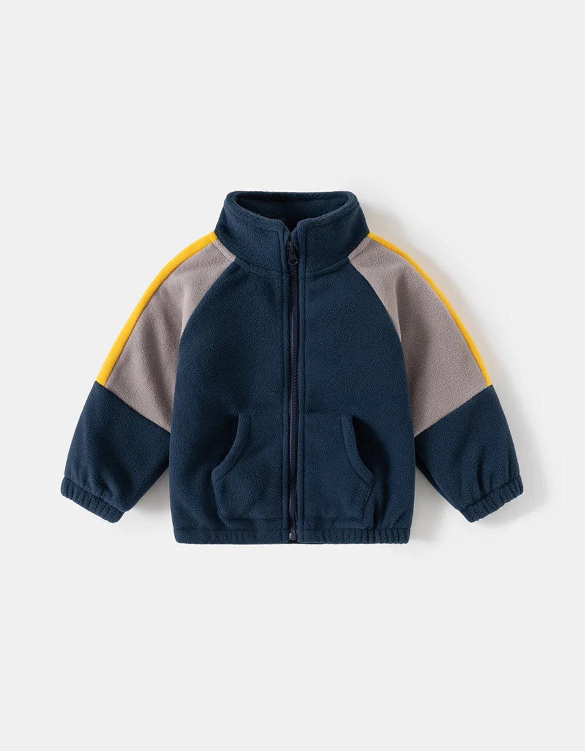 Color Block Fleece Jacket