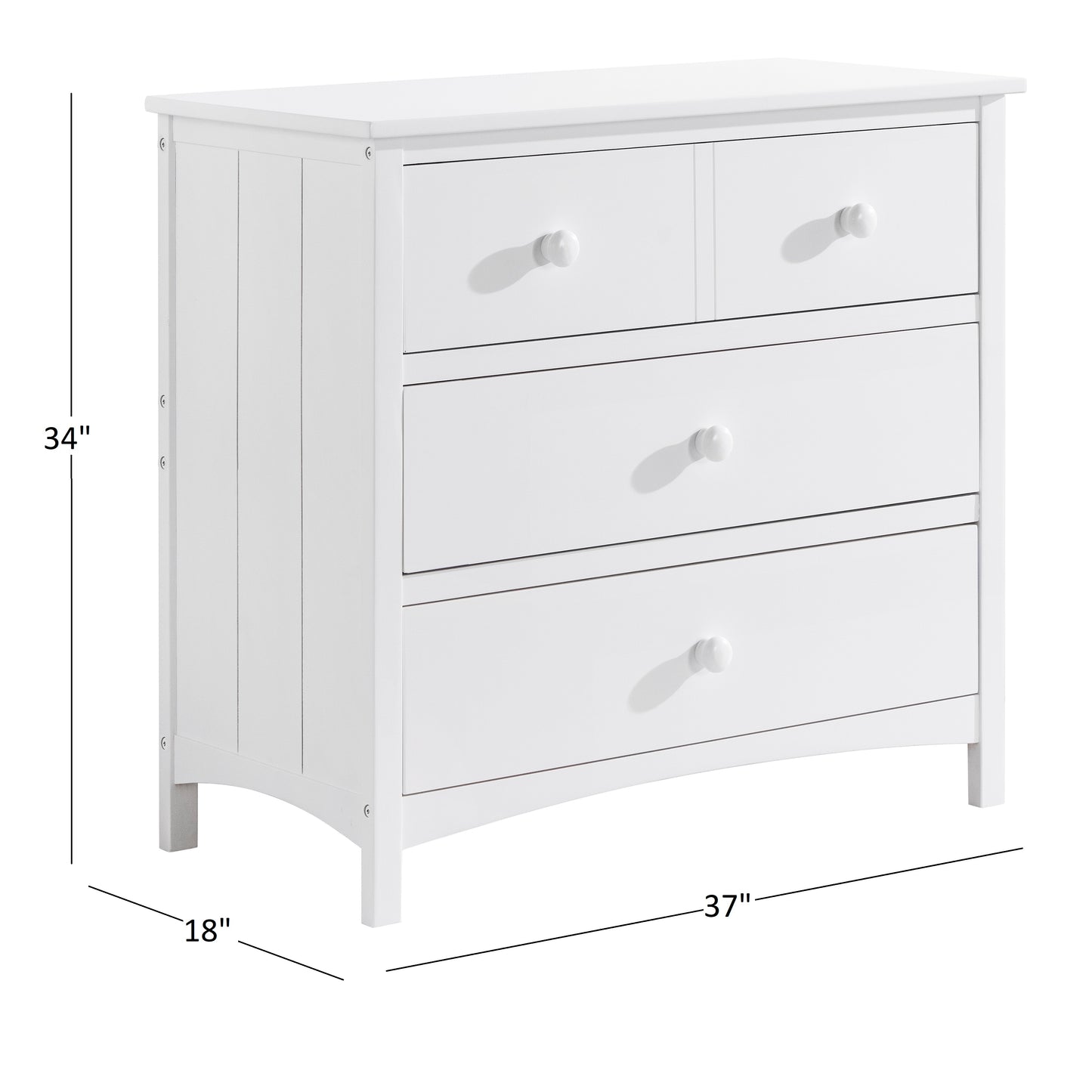 Oxford - Nolan 3 Drawer Dresser- RTA